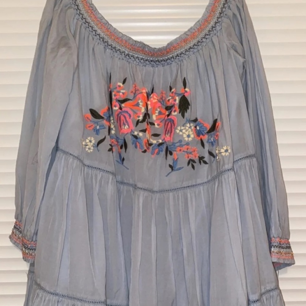 Free People Embroidered Dress